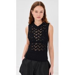 Vica Organic Cotton Knitted Summer Vest