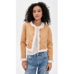 Ahead of Curve Faux Suede Jacket