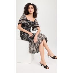 Georgette Smocking Dress
