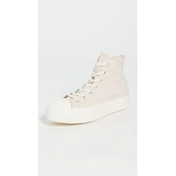 Chuck Taylor All Star Lift Platform Textured Material Sneakers