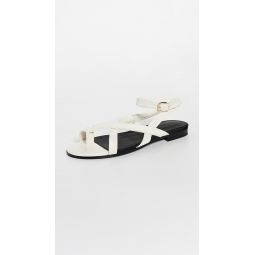Asymmetric Toe Ring Gladiator Sandals