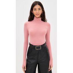Ballet Turtleneck Bodysuit With Thumbholes