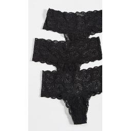 Never Say Never Comfy Thongs 3 Pack
