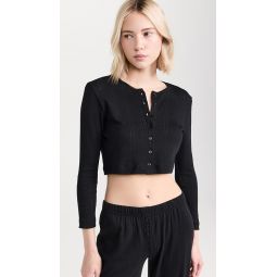 The Cropped Cardi: Pointelle