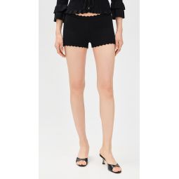Knit Scallop Shorts