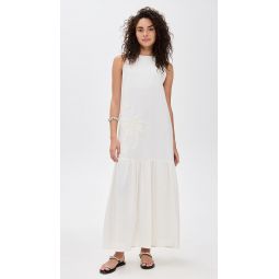 Dress with Embroidered Appliques