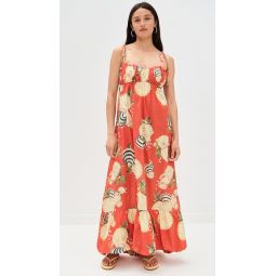 Cropped Dress In Sea Shell Print