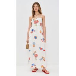 Sun Print Maxi Dress