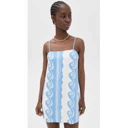 Ocean Print Mini Dress