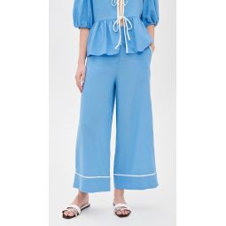 Contrast Crop Pants