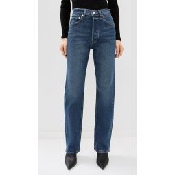 High Rise Straight Jeans