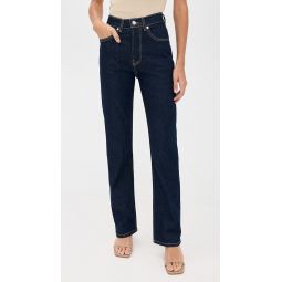 High Rise Straight Jeans