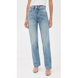 High Rise Straight Jeans