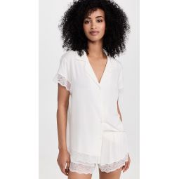 Malou Lace Shorts Pajama Set
