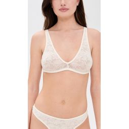 Soft Stretch Lace Plunge Bralette