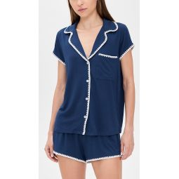 The Frida Whip Stitch Short Pajama Set