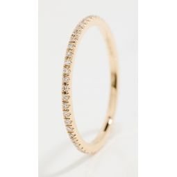 14k Gold Diamond Eternity Stack Ring