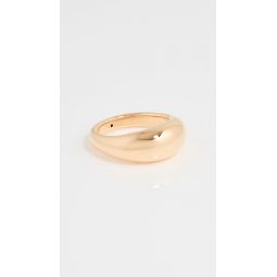 14k Gold Jumbo Dome Ring