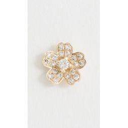 Diamond Mini Cherry Blossom Stud Earring