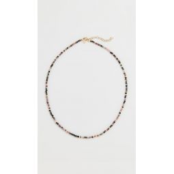 14k Tourmaline Birthstone Bead Necklace