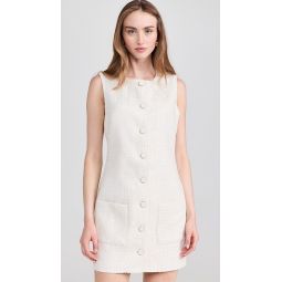 Sleeveless Tweed Mini Dress