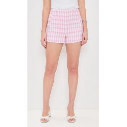 Tweed Buttoned Shorts
