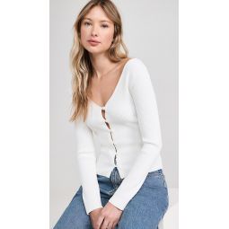 Viscose Sweater V Cardigan
