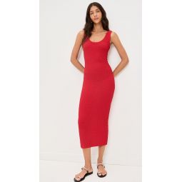 Puckered Tank Dress