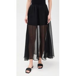 Japanese Yoryu Chiffon Skirt