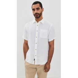 Palma Basketweave Linen Shirt