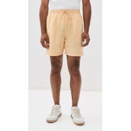 Aras Embroidered Linen Shorts