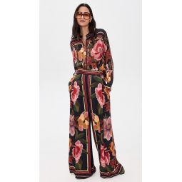 Chenille Flowers Pants