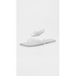 Flower Jelly Flat Sandals
