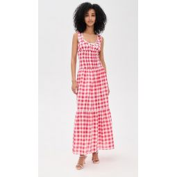 Frankies Bikinis x Bella Hadid Southern Belle Gauze Midi Dress
