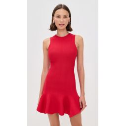Dropped Waist Knit Corset Dress