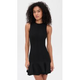 Dropped Waist Knit Corset Dress