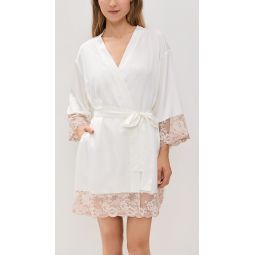 Rosa Charmeuse Kimono