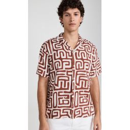 Roberto Linen Shirt Kuba Print