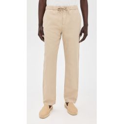 Oscar Slim Fit Herringbone Trousers