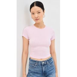 Pointelle Baby Tee