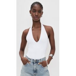 Sculpting Halter V Neck Bodysuit