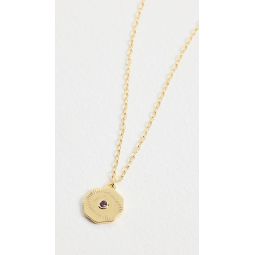 Birthstone Coin Necklace