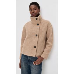 Women Cropped Funnel Jacket