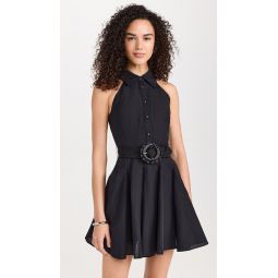 Short Dress With Buckle Belt