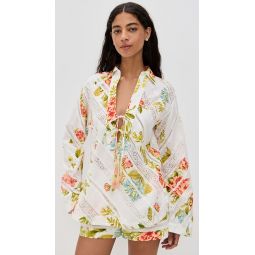 Drop Shoulder Collared Tunic