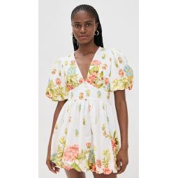 Balloon Hem Mini Dress