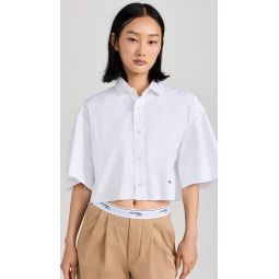 Oversized Crop Shirt