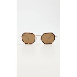 Dylan Tate Star Tortoise/Gold W Brown Flat Lenses
