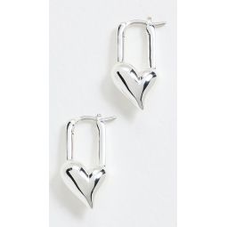 Padlock Heart Huggies