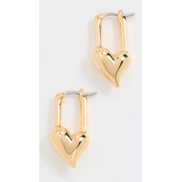 Padlock Heart Huggies